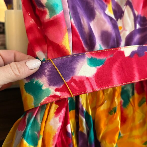 Vintage Oscar De La Renta Studio Floral Dress NWT - Picture 5 of 11